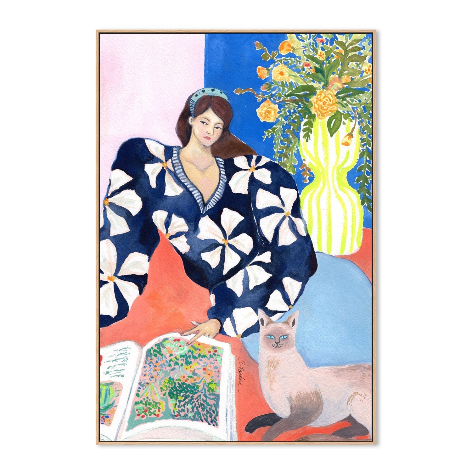 wall-art-print-canvas-poster-framed-Art Appreciation , By Chonticha Hanon-4