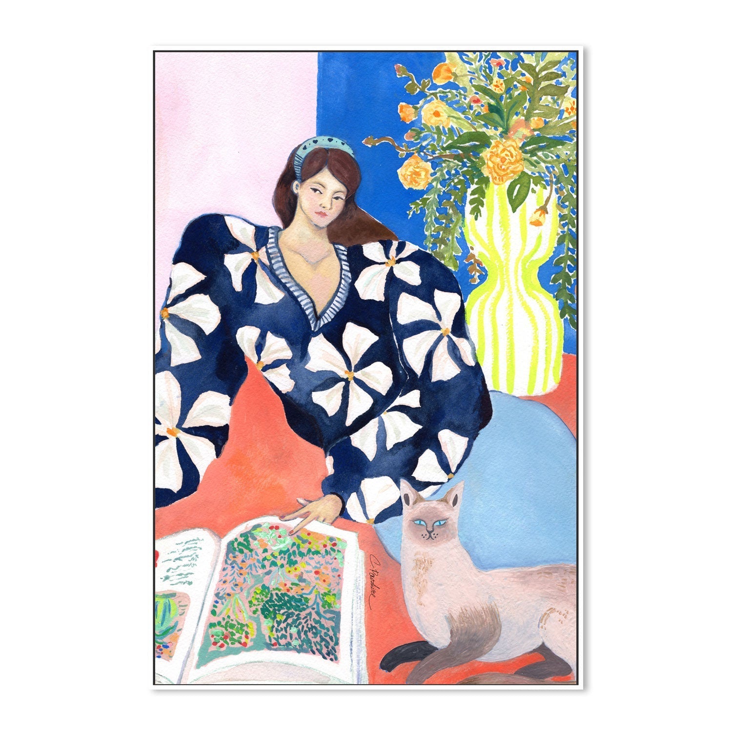 wall-art-print-canvas-poster-framed-Art Appreciation , By Chonticha Hanon-5