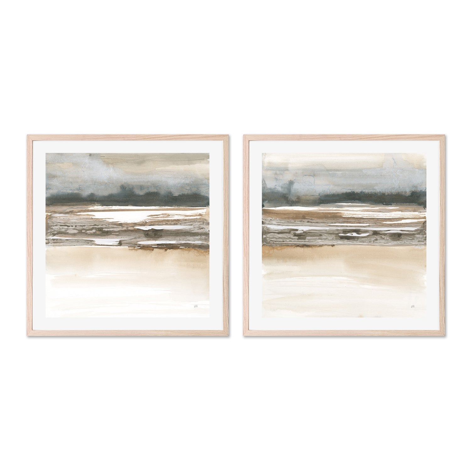 wall-art-print-canvas-poster-framed-Artic Thaw, Set of 2-by-Chris Paschke-Gioia Wall Art