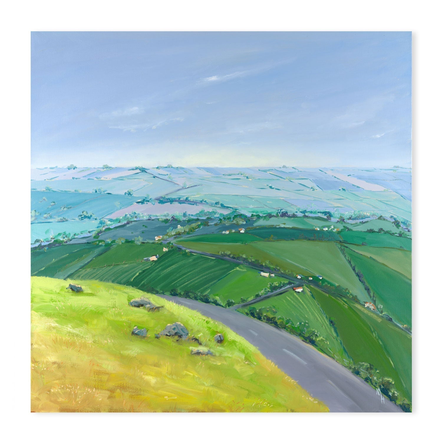 wall-art-print-canvas-poster-framed-As Far as the Eye can See, Set of 3-by-Meredith Howse-Gioia Wall Art