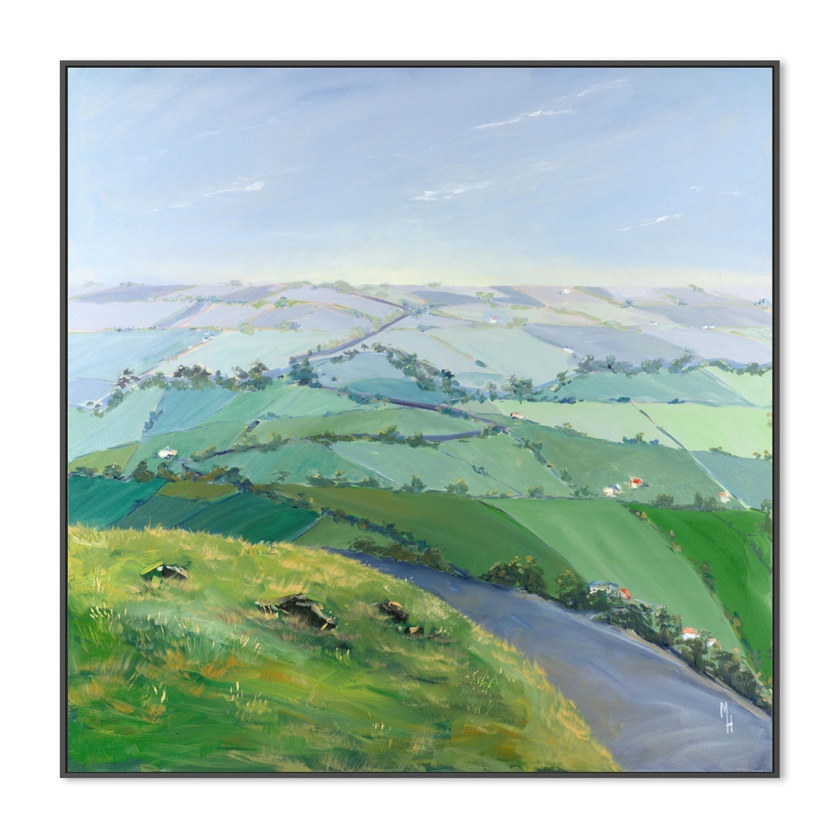 wall-art-print-canvas-poster-framed-As Far as the Eye can See, Style B-by-Meredith Howse-Gioia Wall Art