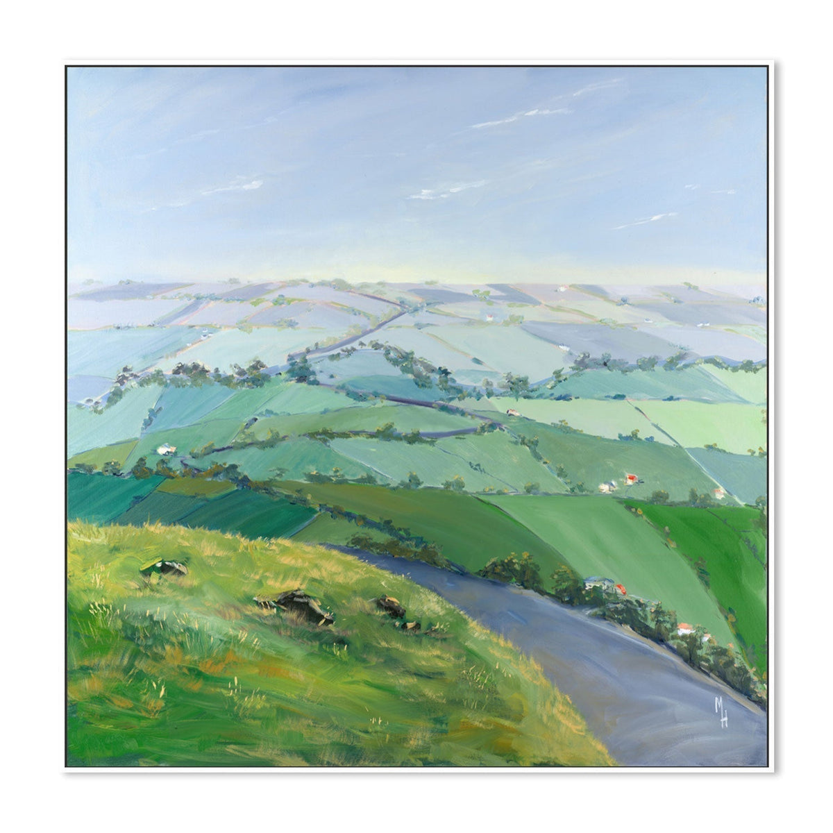 wall-art-print-canvas-poster-framed-As Far as the Eye can See, Style B-by-Meredith Howse-Gioia Wall Art