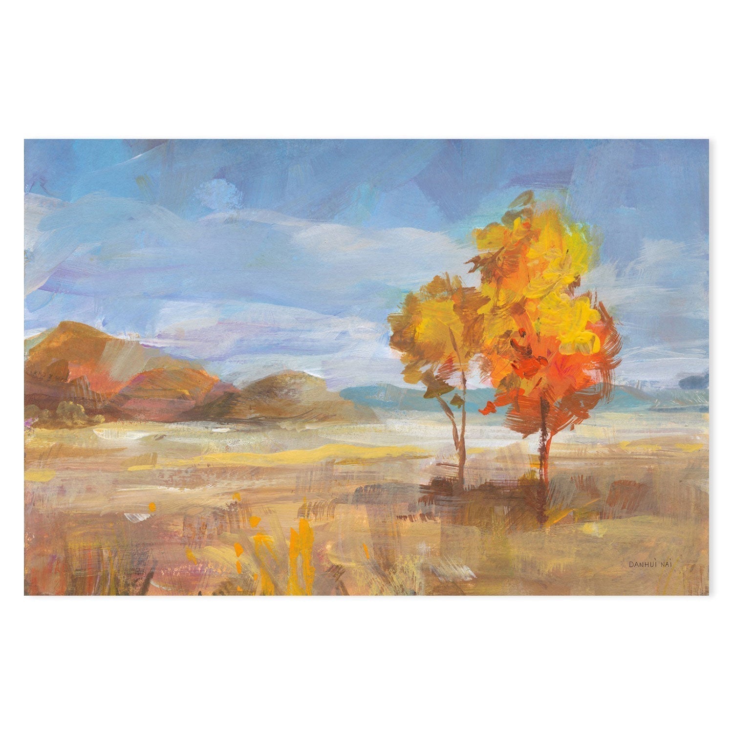 wall-art-print-canvas-poster-framed-Aspen Meadow-by-Danhui Nai-Gioia Wall Art