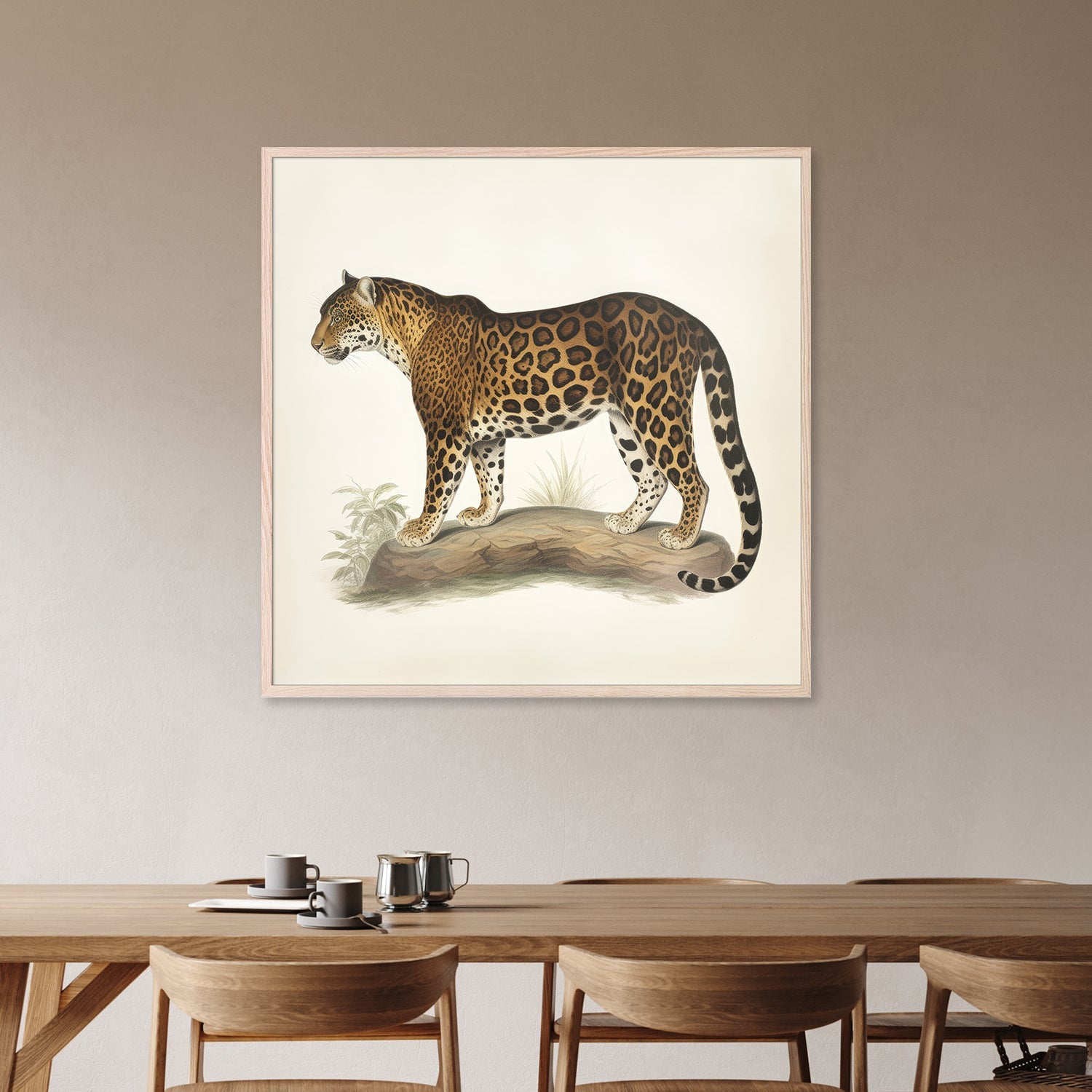 wall-art-print-canvas-poster-framed-Audubon Jaguar-7