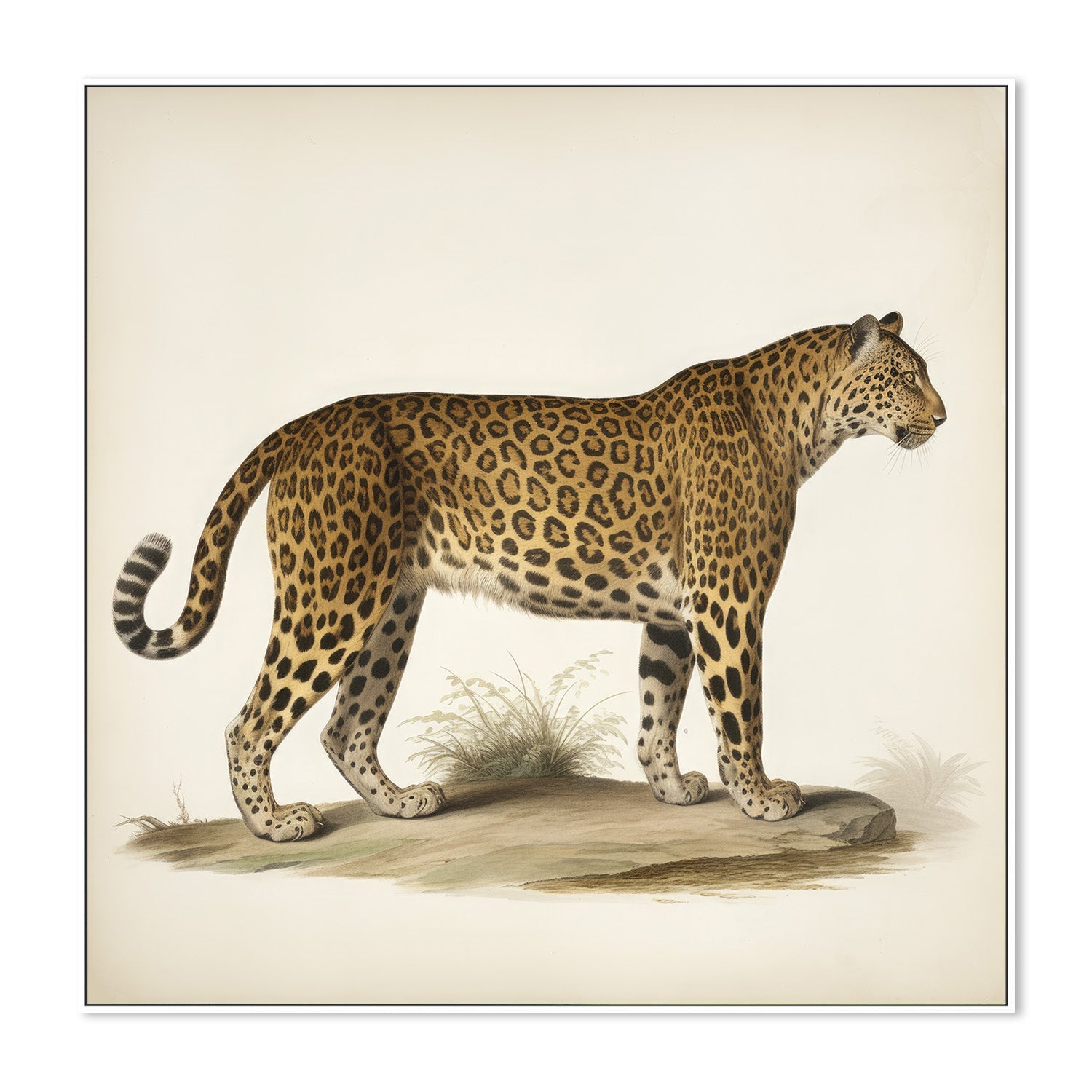wall-art-print-canvas-poster-framed-Audubon Leopard, Style A-5