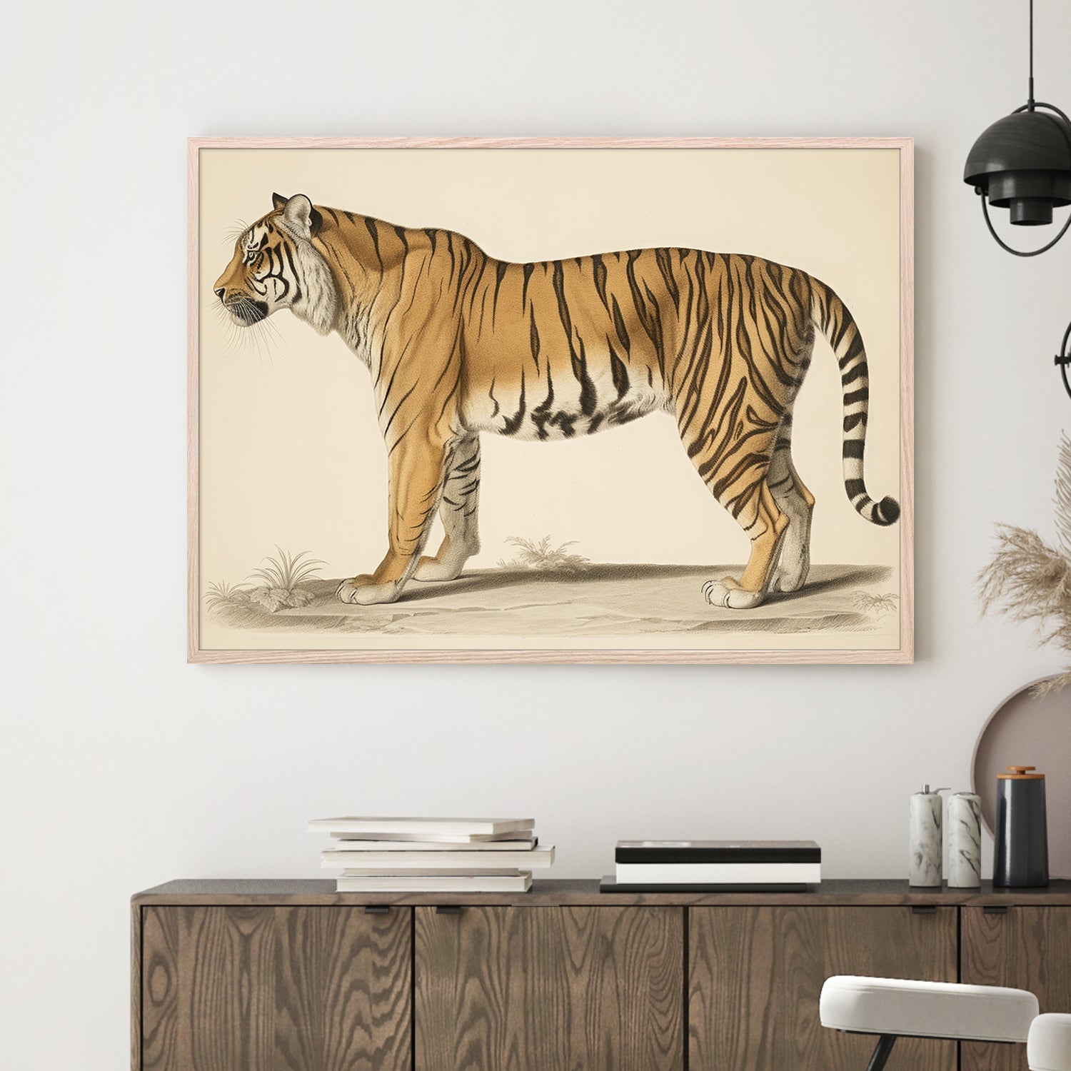wall-art-print-canvas-poster-framed-Audubon Tiger-7