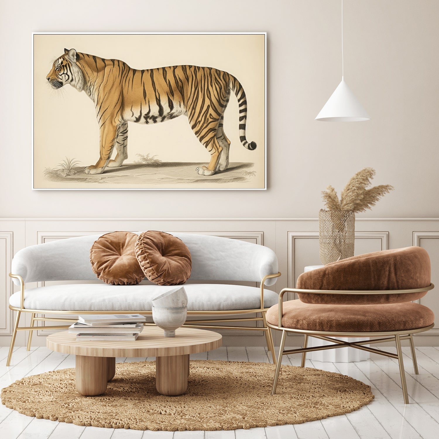 wall-art-print-canvas-poster-framed-Audubon Tiger-9