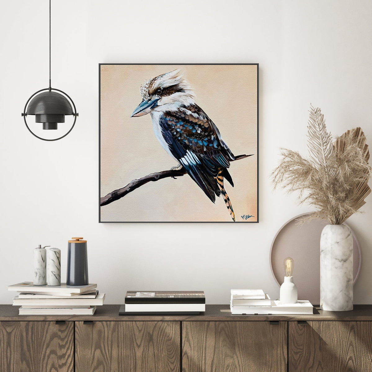 August, Kookaburra Painting