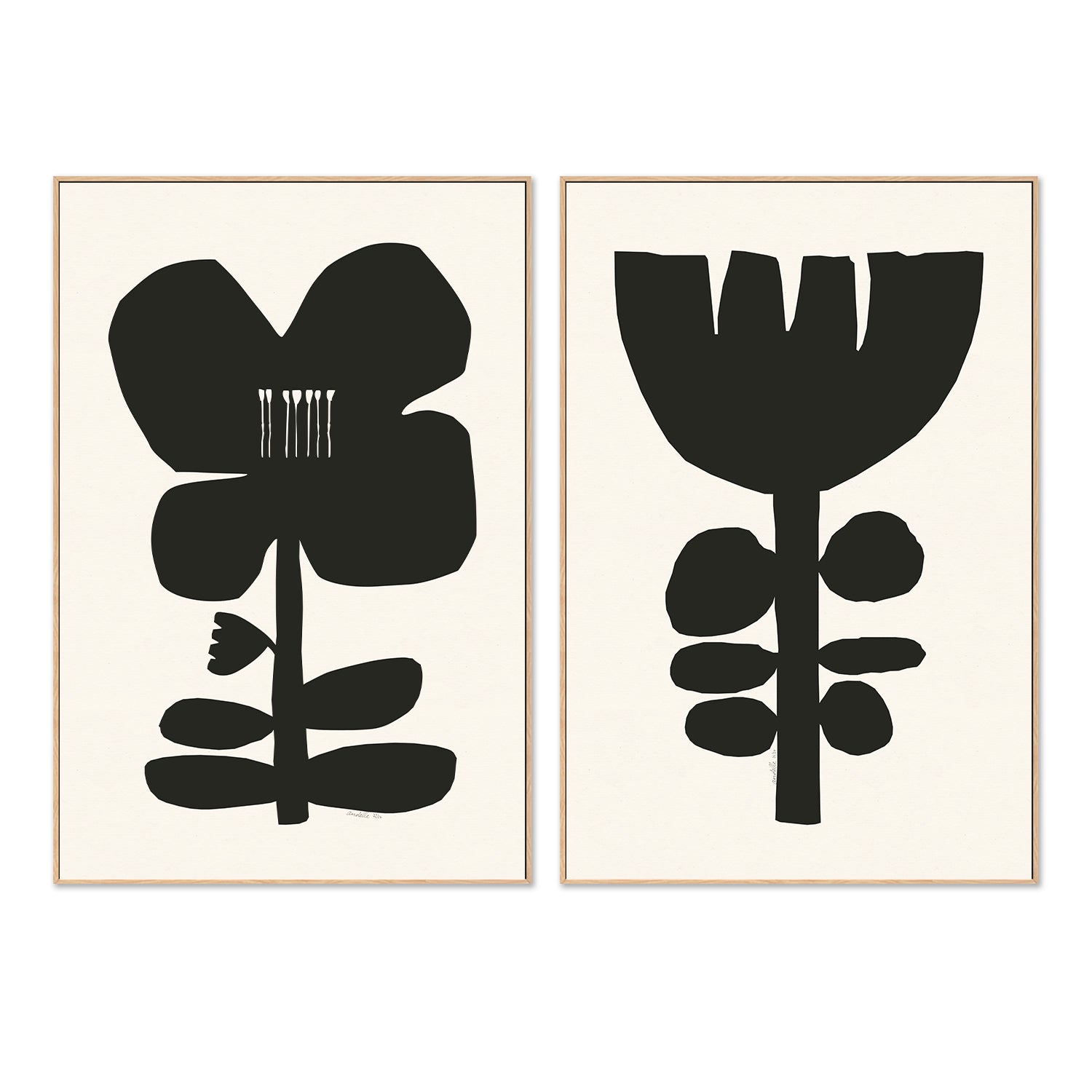 wall-art-print-canvas-poster-framed-Aura, Style A & B, Set Of 2 , By Andelle Art-4