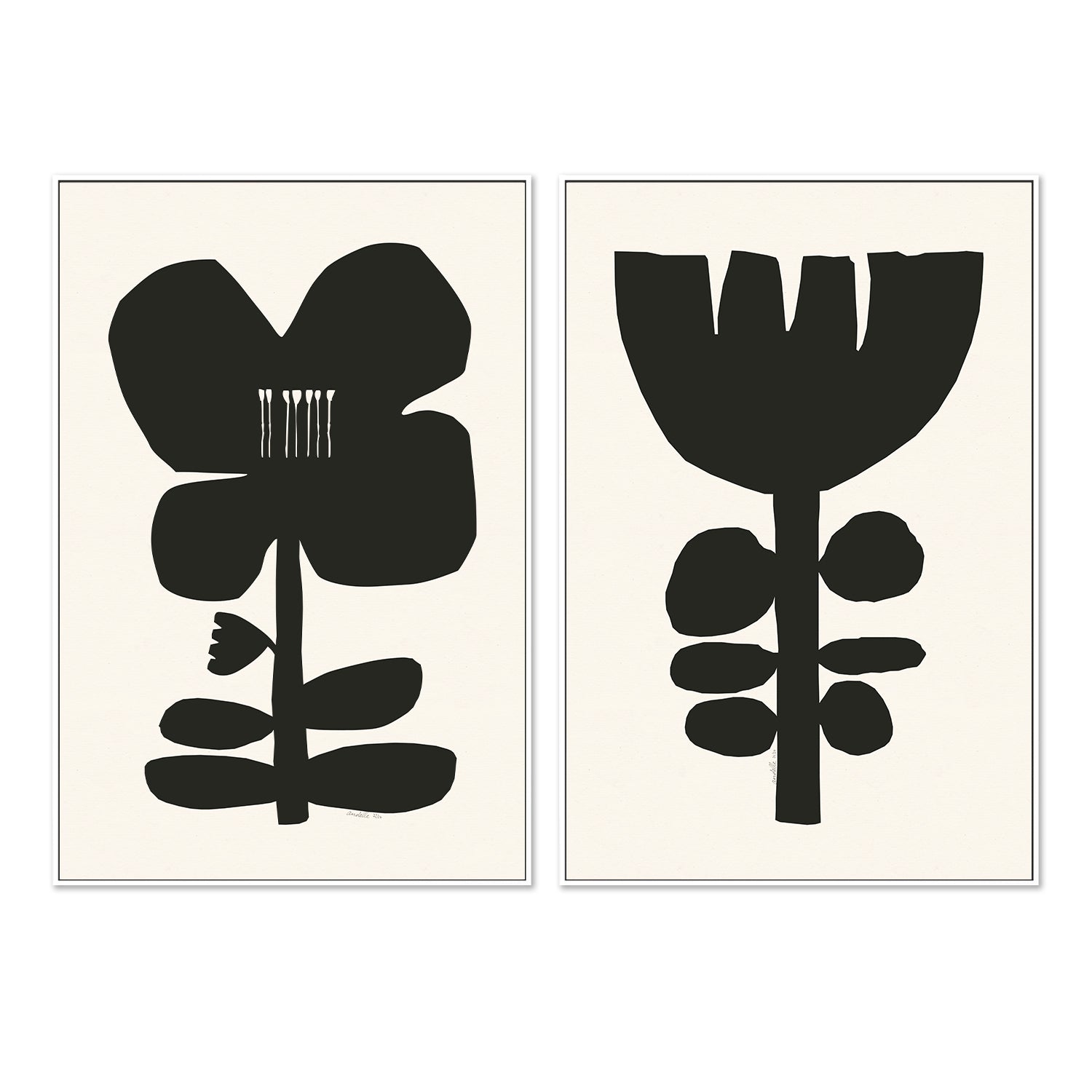 wall-art-print-canvas-poster-framed-Aura, Style A & B, Set Of 2 , By Andelle Art-5