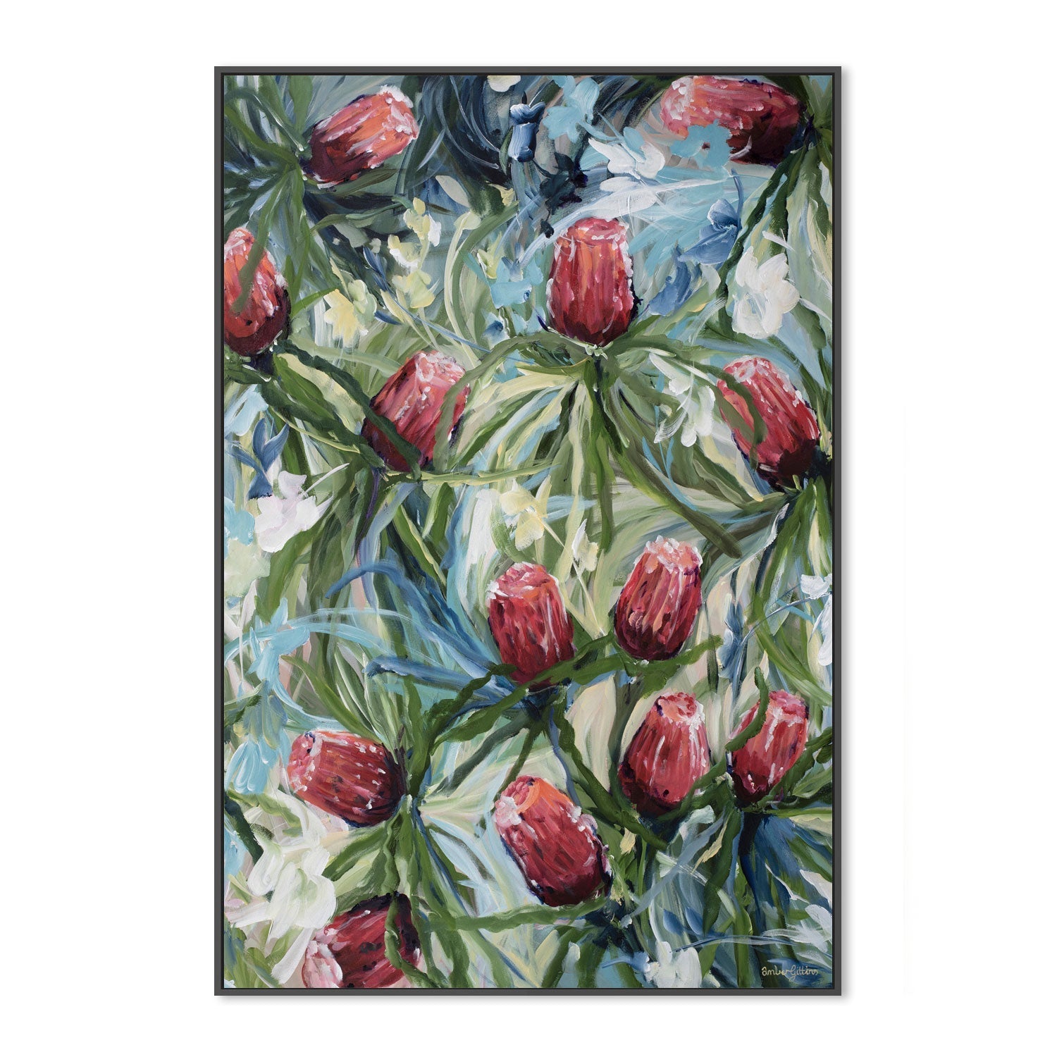 wall-art-print-canvas-poster-framed-Australian Banksia , By Amber Gittins-3