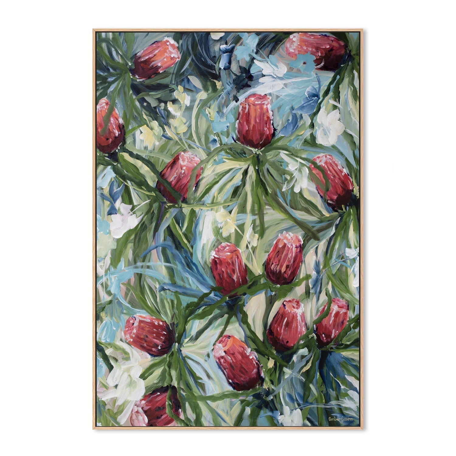 wall-art-print-canvas-poster-framed-Australian Banksia , By Amber Gittins-4