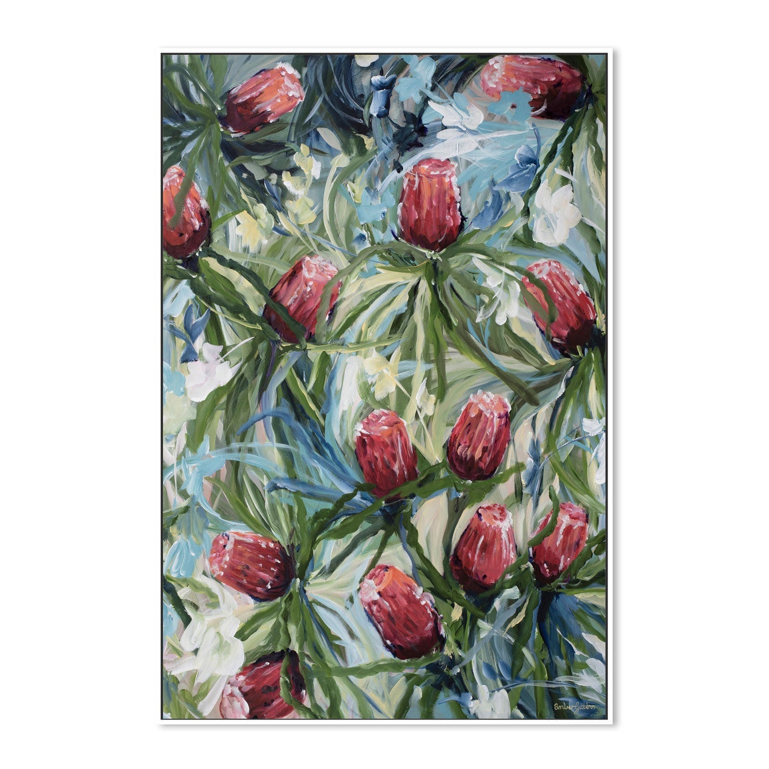 wall-art-print-canvas-poster-framed-Australian Banksia , By Amber Gittins-5