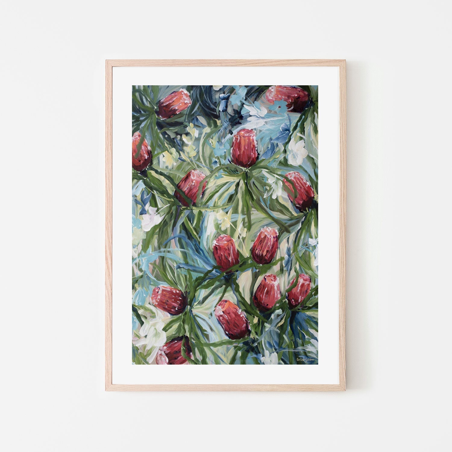 wall-art-print-canvas-poster-framed-Australian Banksia , By Amber Gittins-6