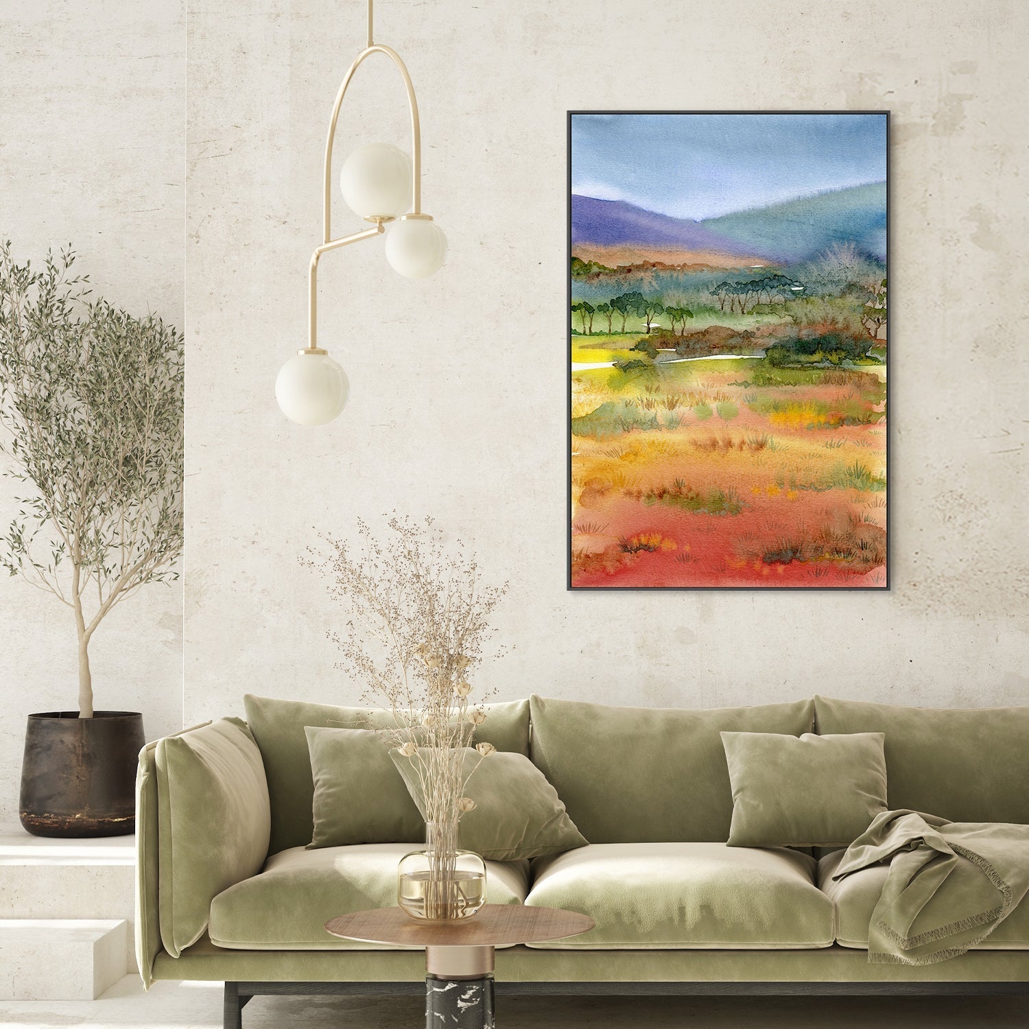 wall-art-print-canvas-poster-framed-Australian Landscape , By Jessie Mitchelson-2