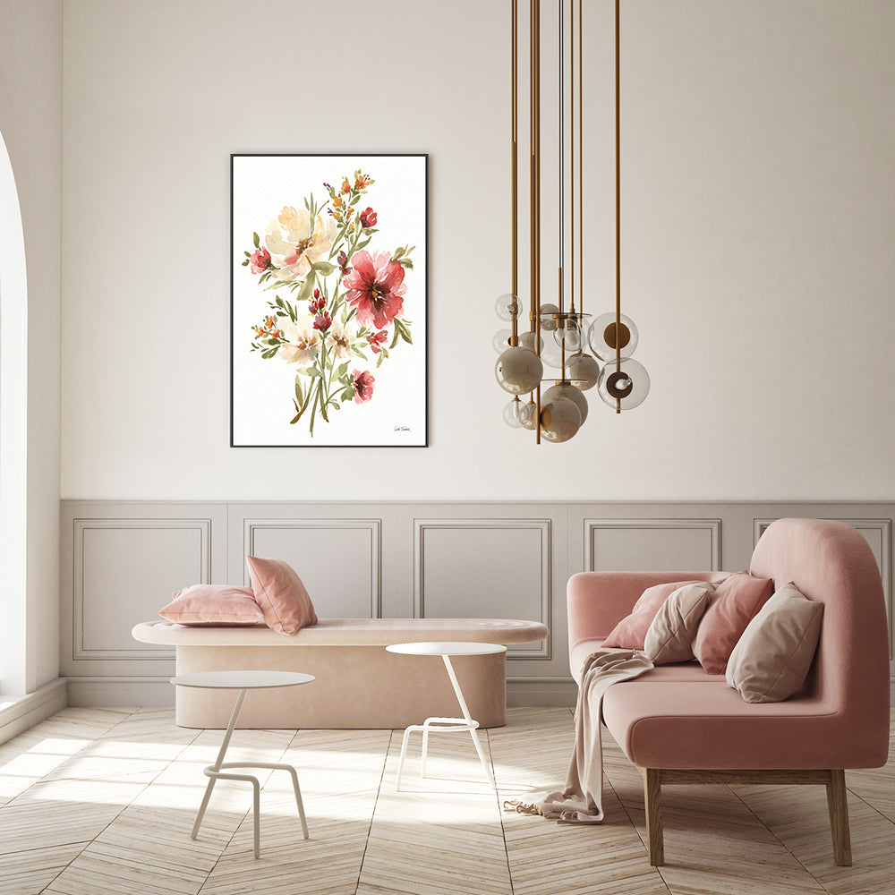 wall-art-print-canvas-poster-framed-Autumn Flowers, Style A , By Leslie Trimbach-GIOIA-WALL-ART