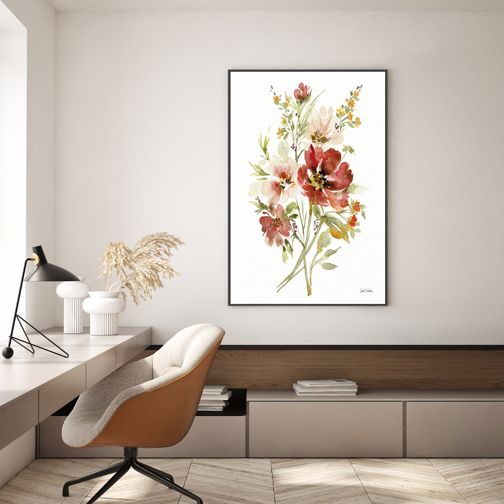 wall-art-print-canvas-poster-framed-Autumn Flowers, Style B , By Leslie Trimbach-GIOIA-WALL-ART
