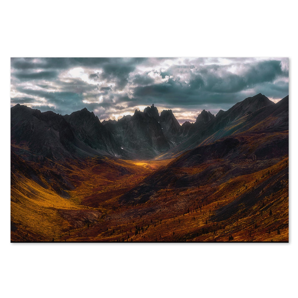 wall-art-print-canvas-poster-framed-Autumn In Tombstone Mountain, By Jenny L. Zhang-by-Plus X Studio-Gioia Wall Art