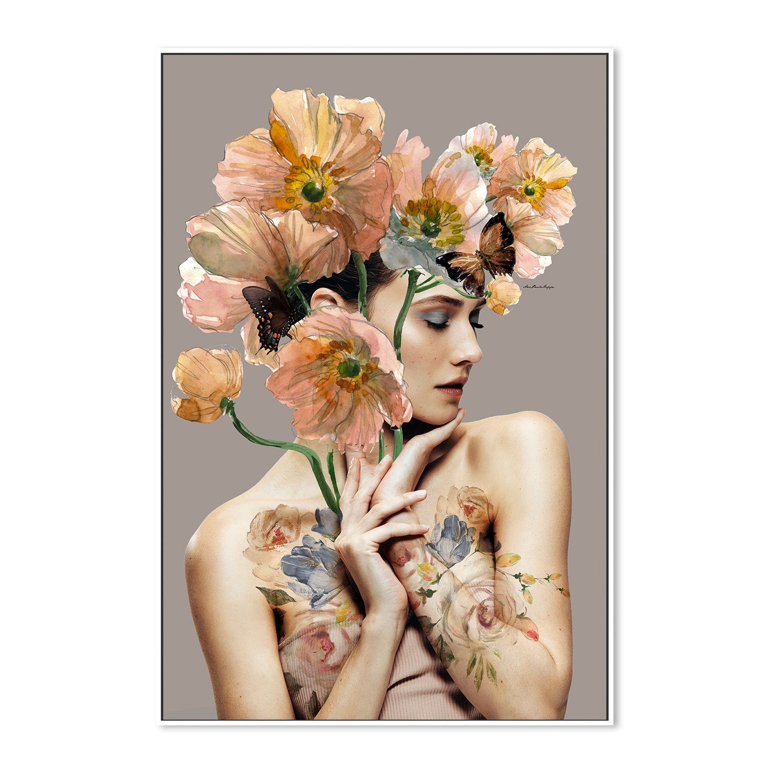 wall-art-print-canvas-poster-framed-autumn leaves nude-5