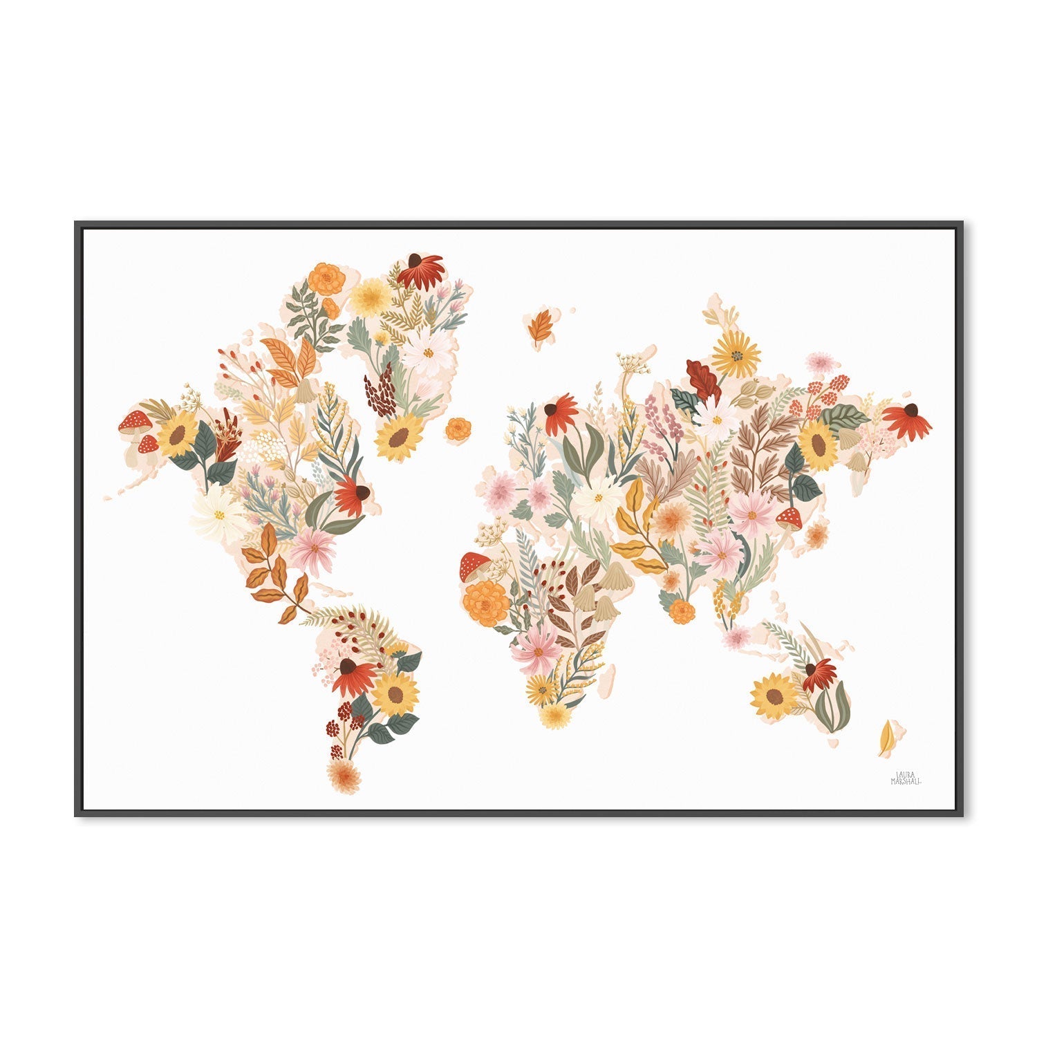 wall-art-print-canvas-poster-framed-Autumn Meadow World , By Laura Marshall-GIOIA-WALL-ART