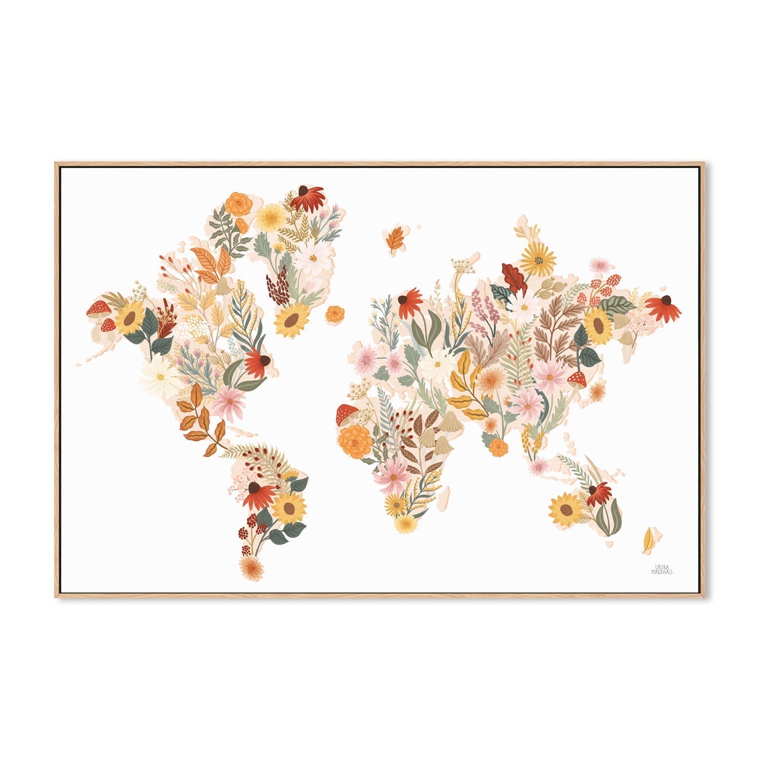 wall-art-print-canvas-poster-framed-Autumn Meadow World , By Laura Marshall-GIOIA-WALL-ART