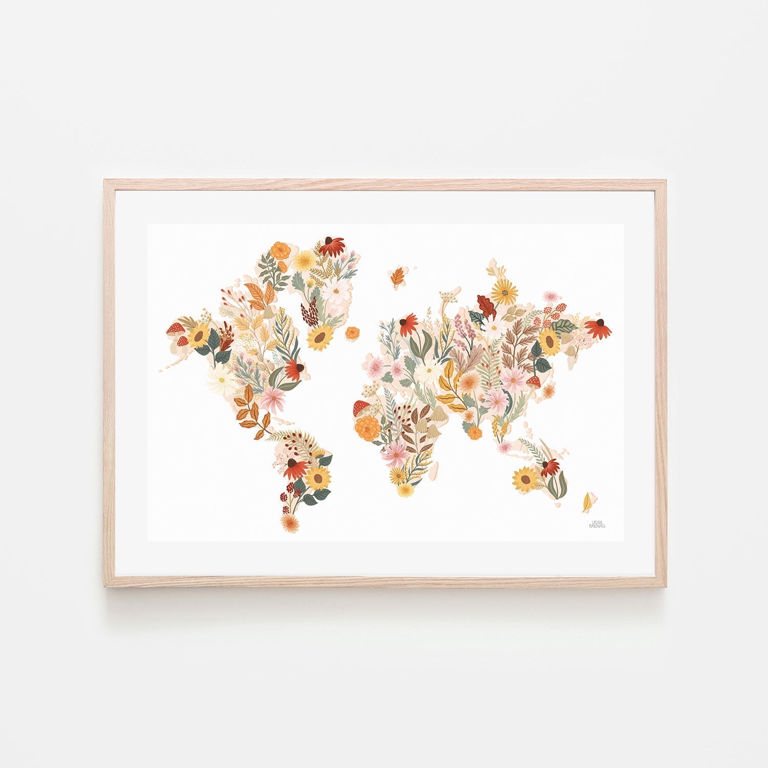 wall-art-print-canvas-poster-framed-Autumn Meadow World , By Laura Marshall-GIOIA-WALL-ART