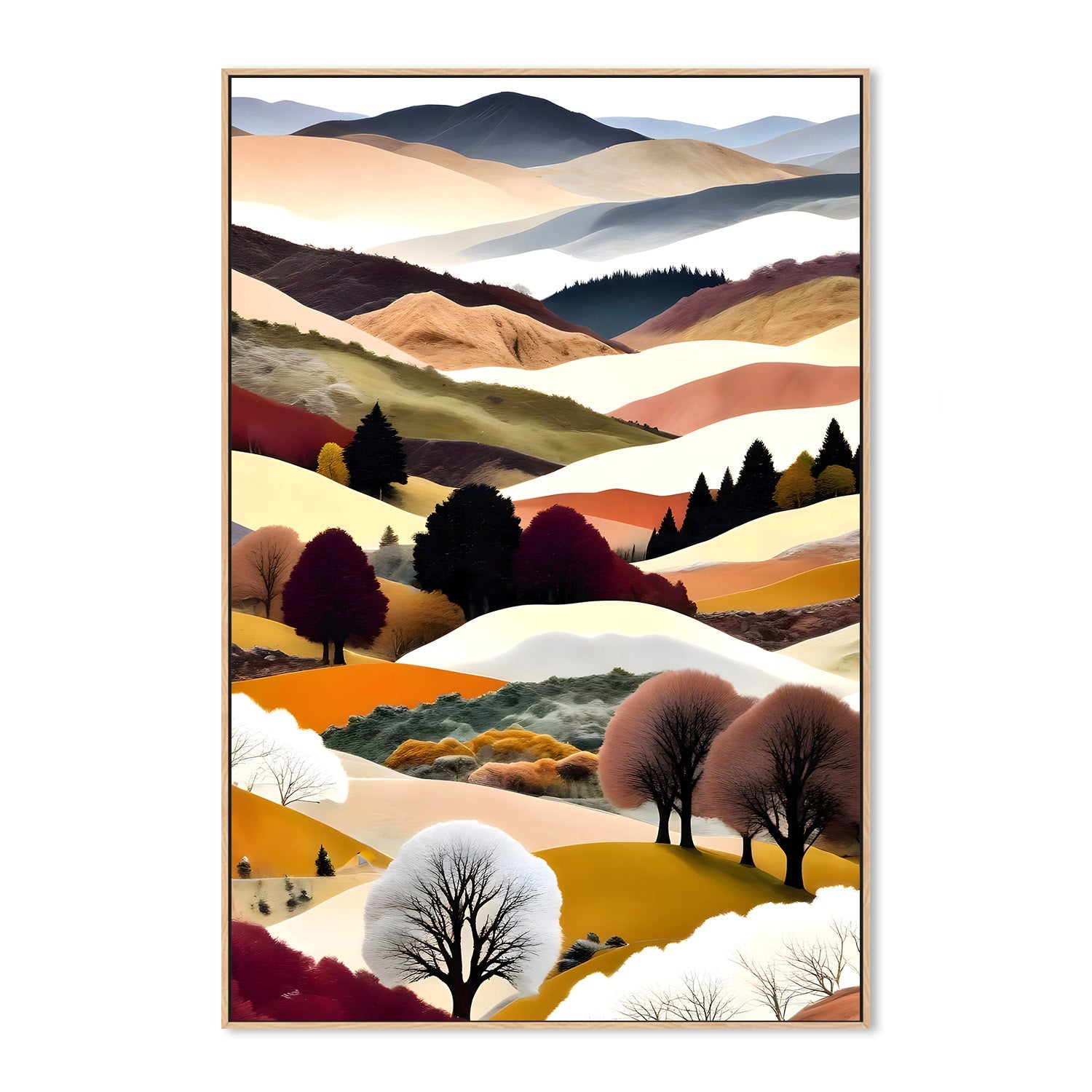 wall-art-print-canvas-poster-framed-Autumn To Winter-4
