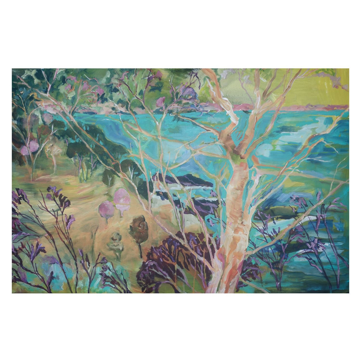 wall-art-print-canvas-poster-framed-Azure Through The Trees , By Christine Read-1