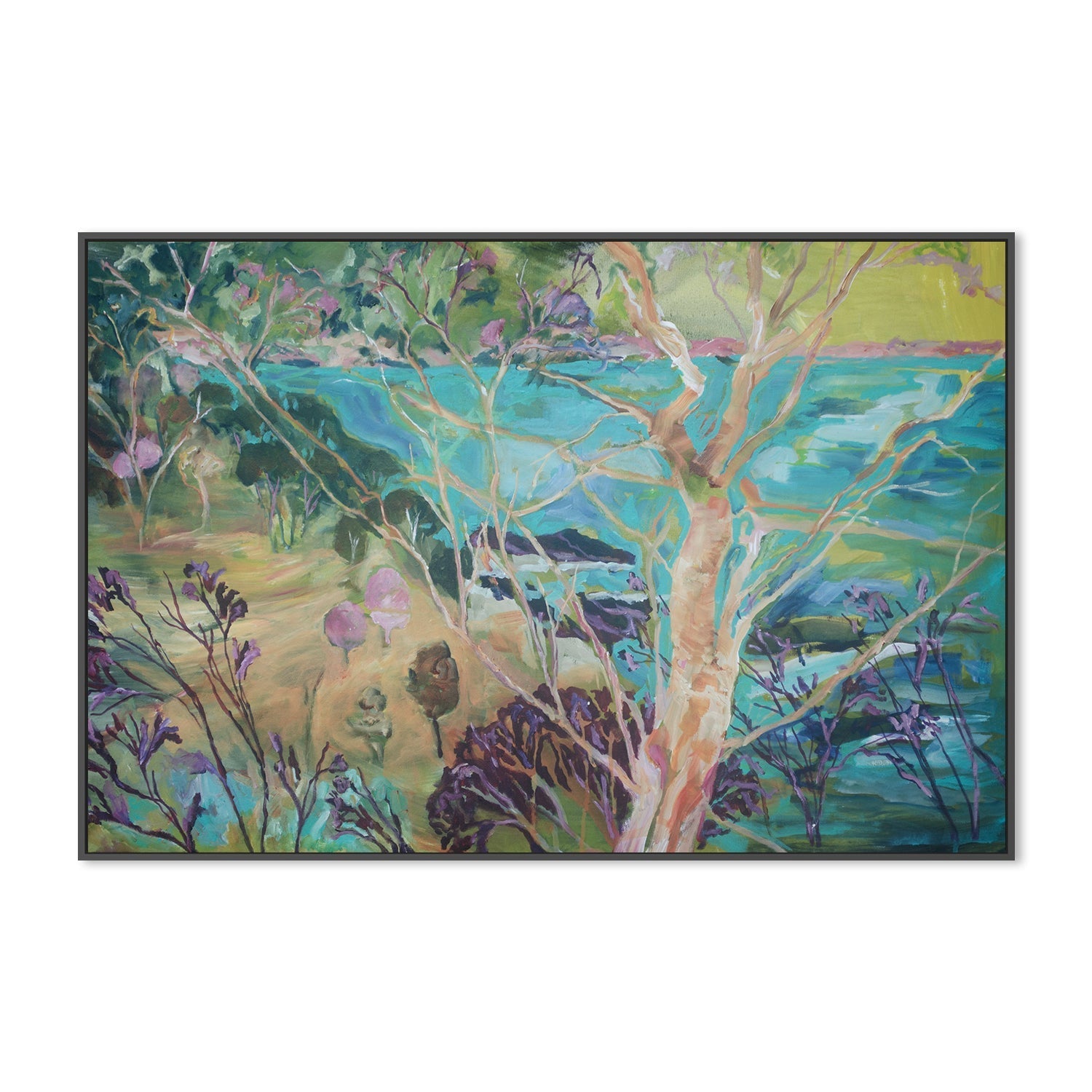 wall-art-print-canvas-poster-framed-Azure Through The Trees , By Christine Read-3