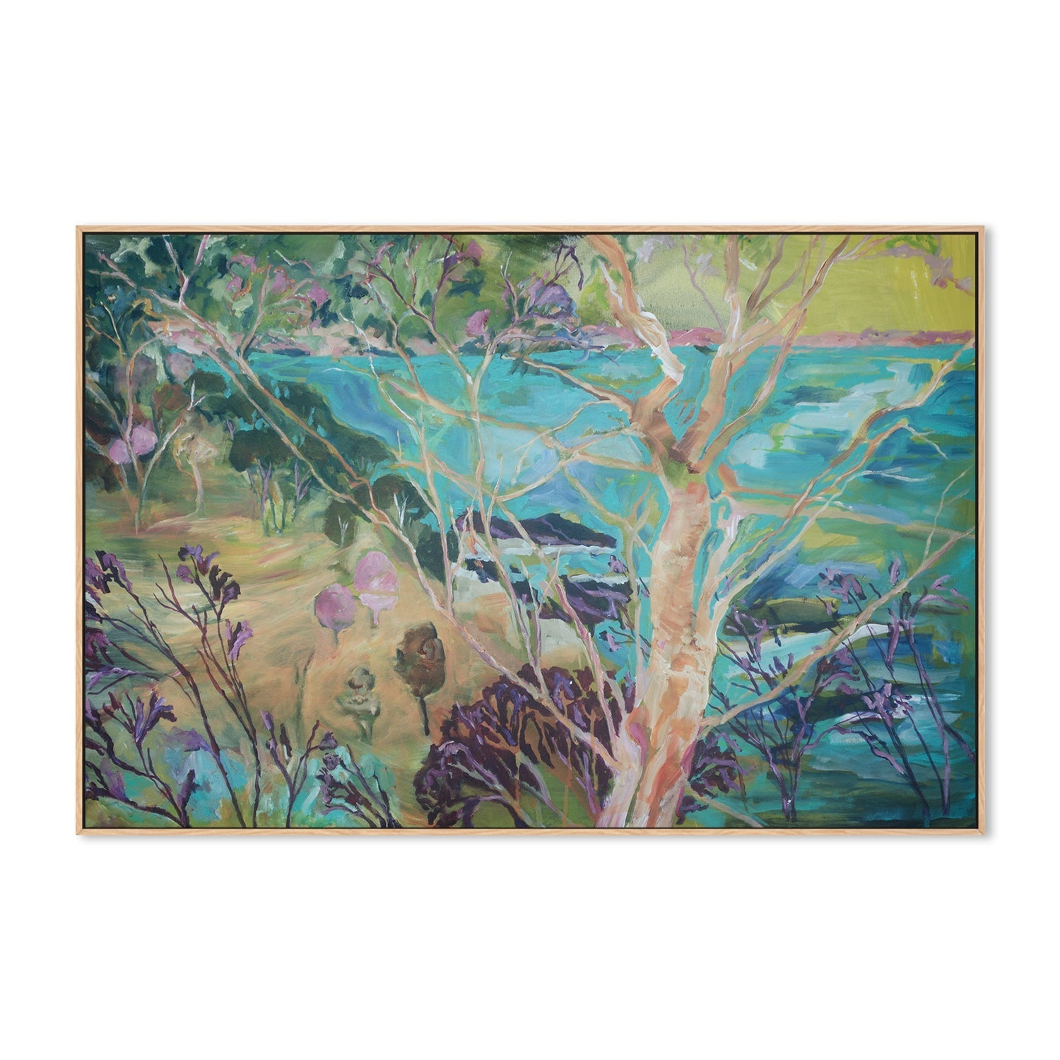wall-art-print-canvas-poster-framed-Azure Through The Trees , By Christine Read-4