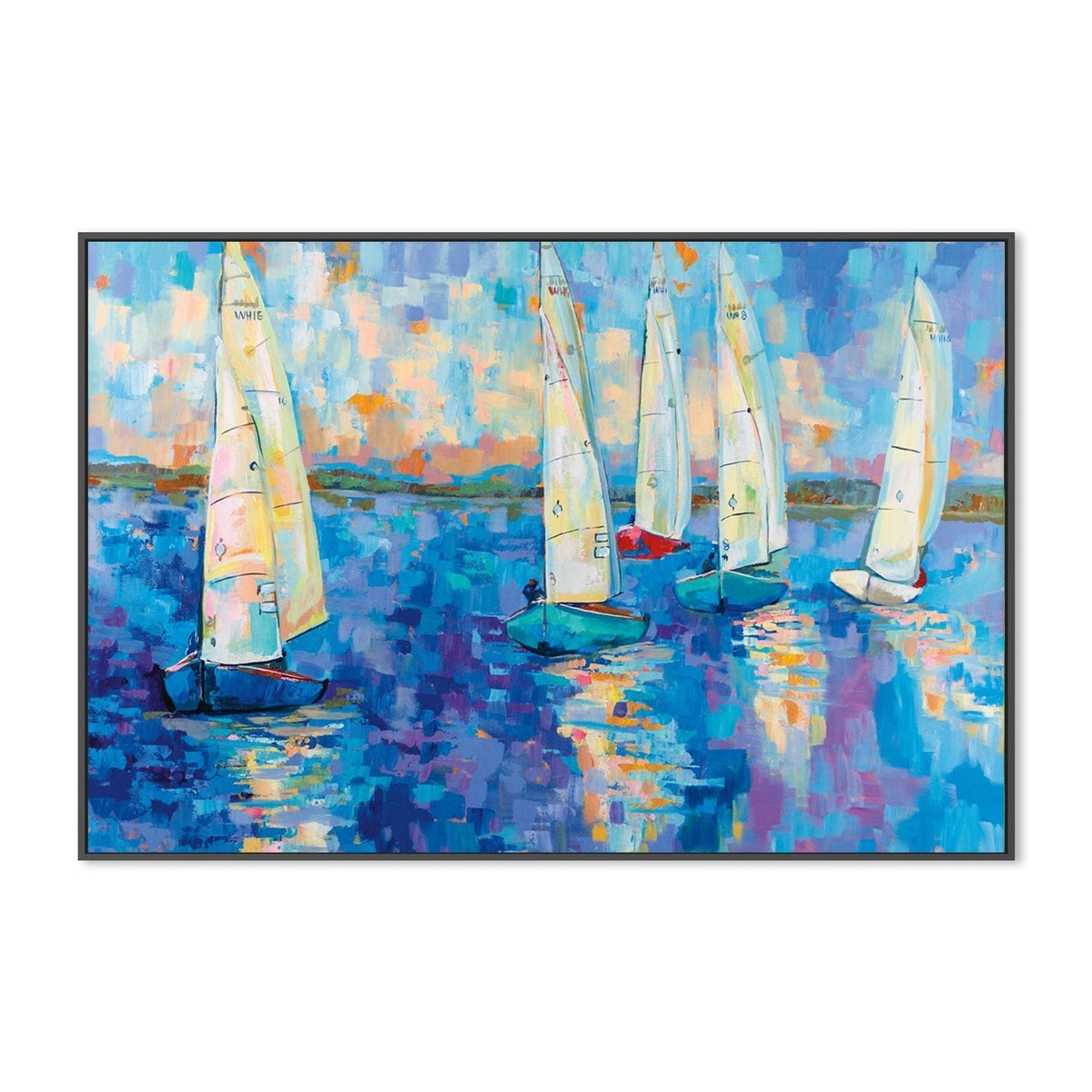wall-art-print-canvas-poster-framed-Back from the Race-by-Jeanette Vertentes-Gioia Wall Art
