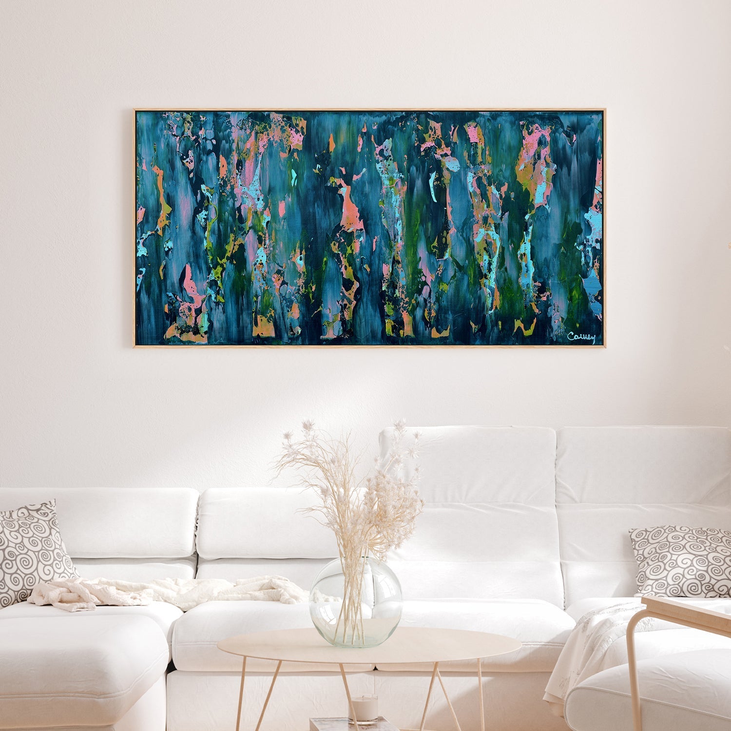 wall-art-print-canvas-poster-framed-Baie Bleue , By Lisa Carney-2