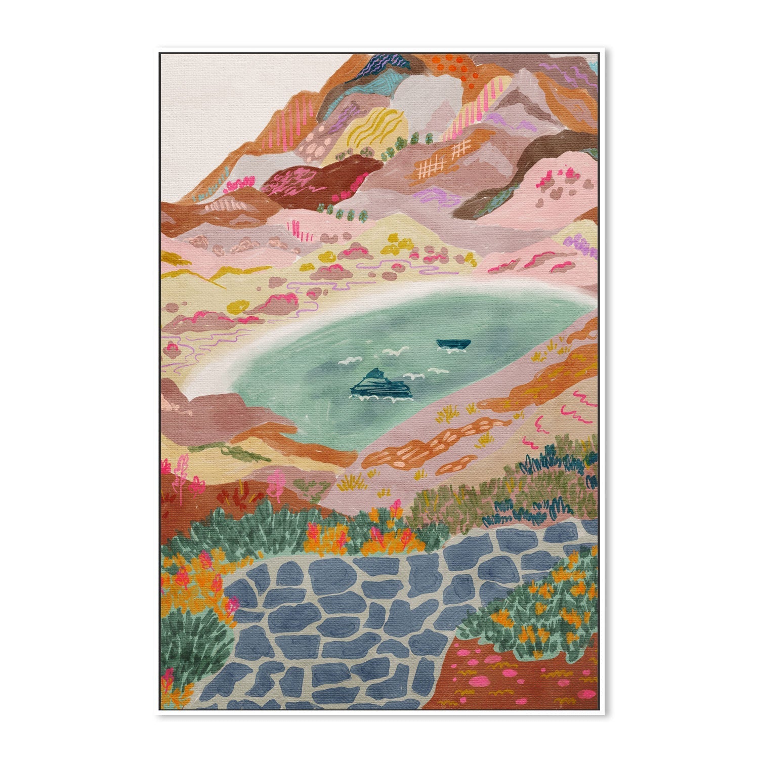 wall-art-print-canvas-poster-framed-Bajo , By Kartika Paramita-5