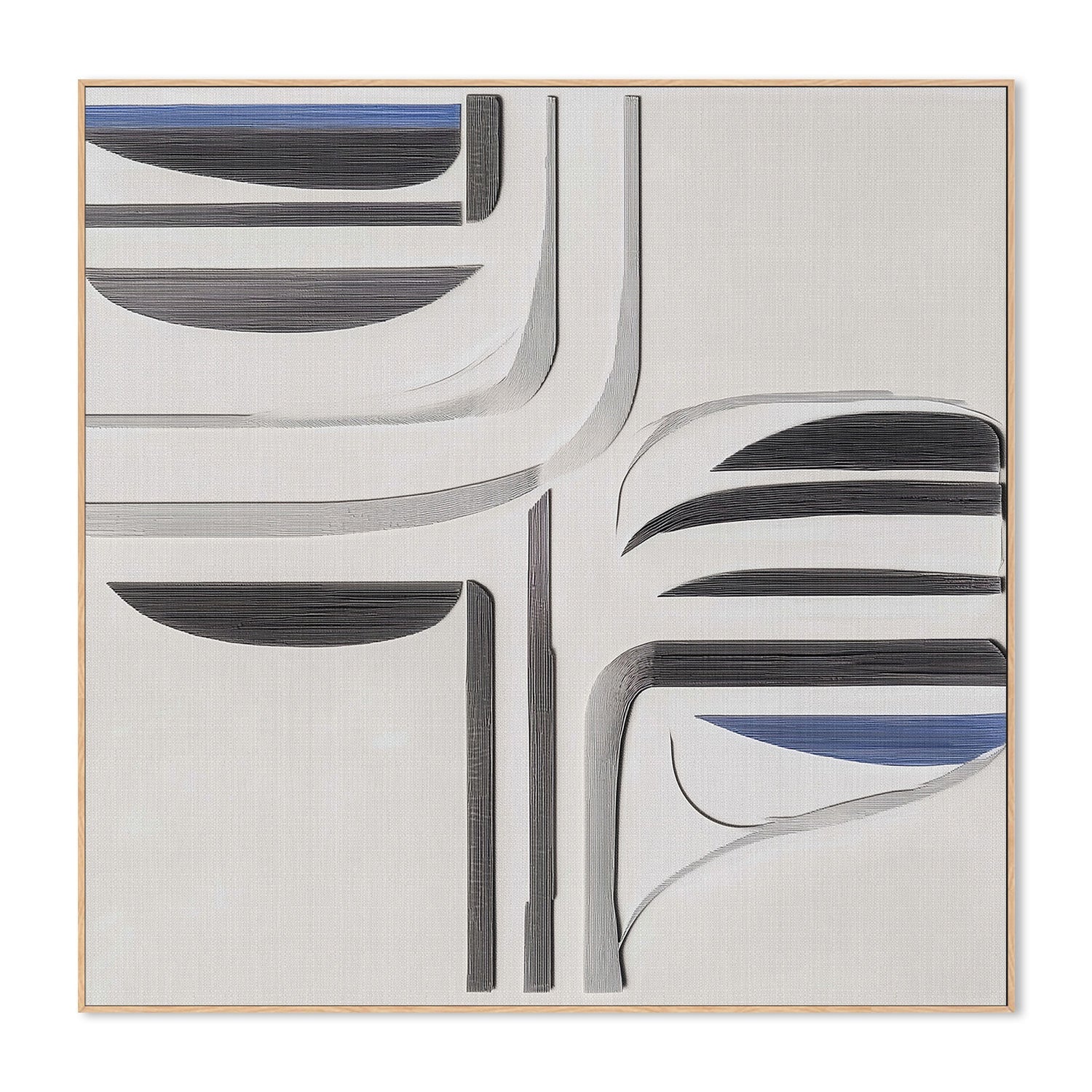 wall-art-print-canvas-poster-framed-Balance Blue, Style B , By Alma-4