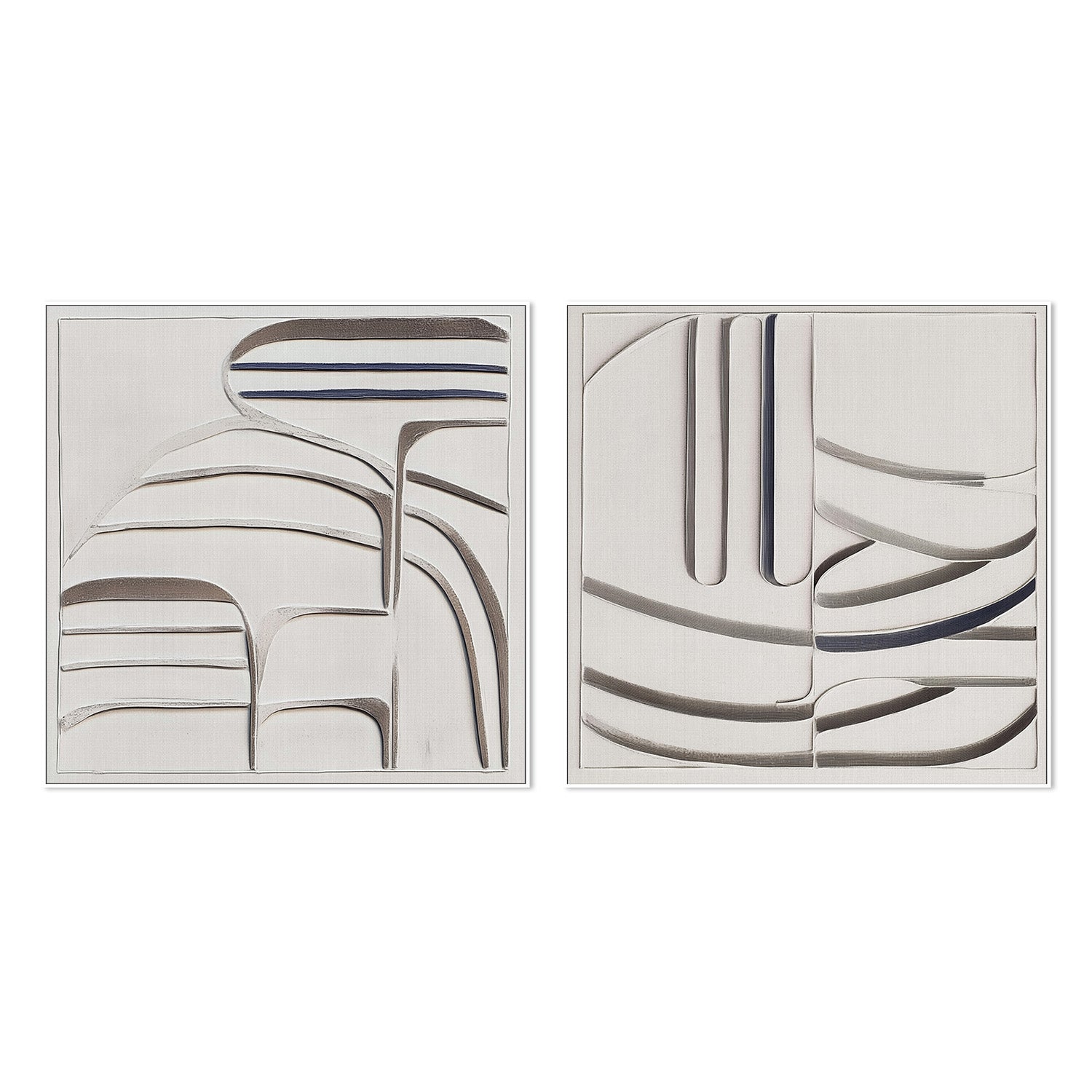 wall-art-print-canvas-poster-framed-Balance, Style A & B, Set Of 2 , By Alma-5