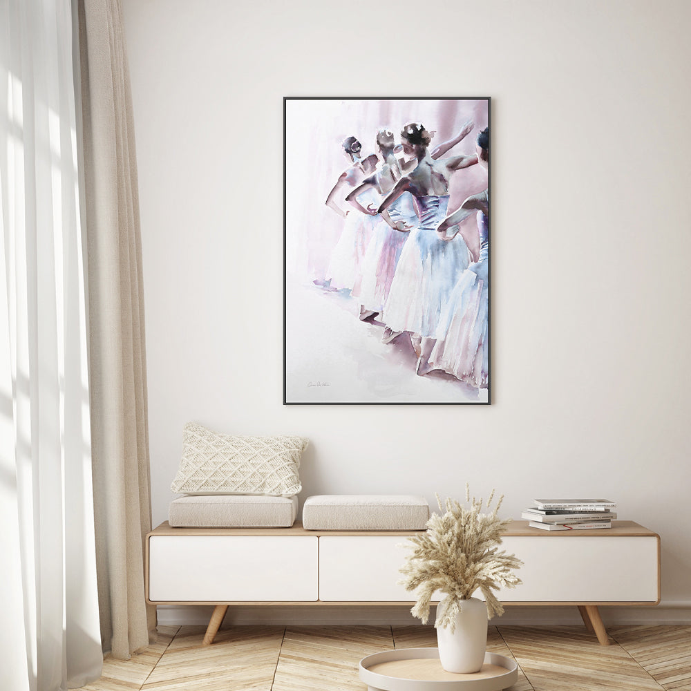 wall-art-print-canvas-poster-framed-Ballet Rehearsal , By Aimee Del Valle-GIOIA-WALL-ART