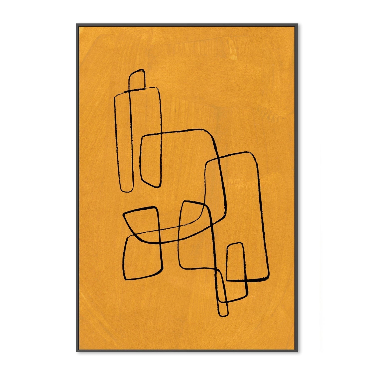 wall-art-print-canvas-poster-framed-Banana Maze , By Ejaaz Haniff-GIOIA-WALL-ART