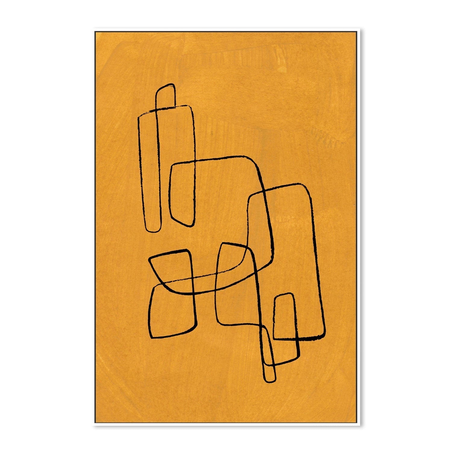 wall-art-print-canvas-poster-framed-Banana Maze , By Ejaaz Haniff-GIOIA-WALL-ART