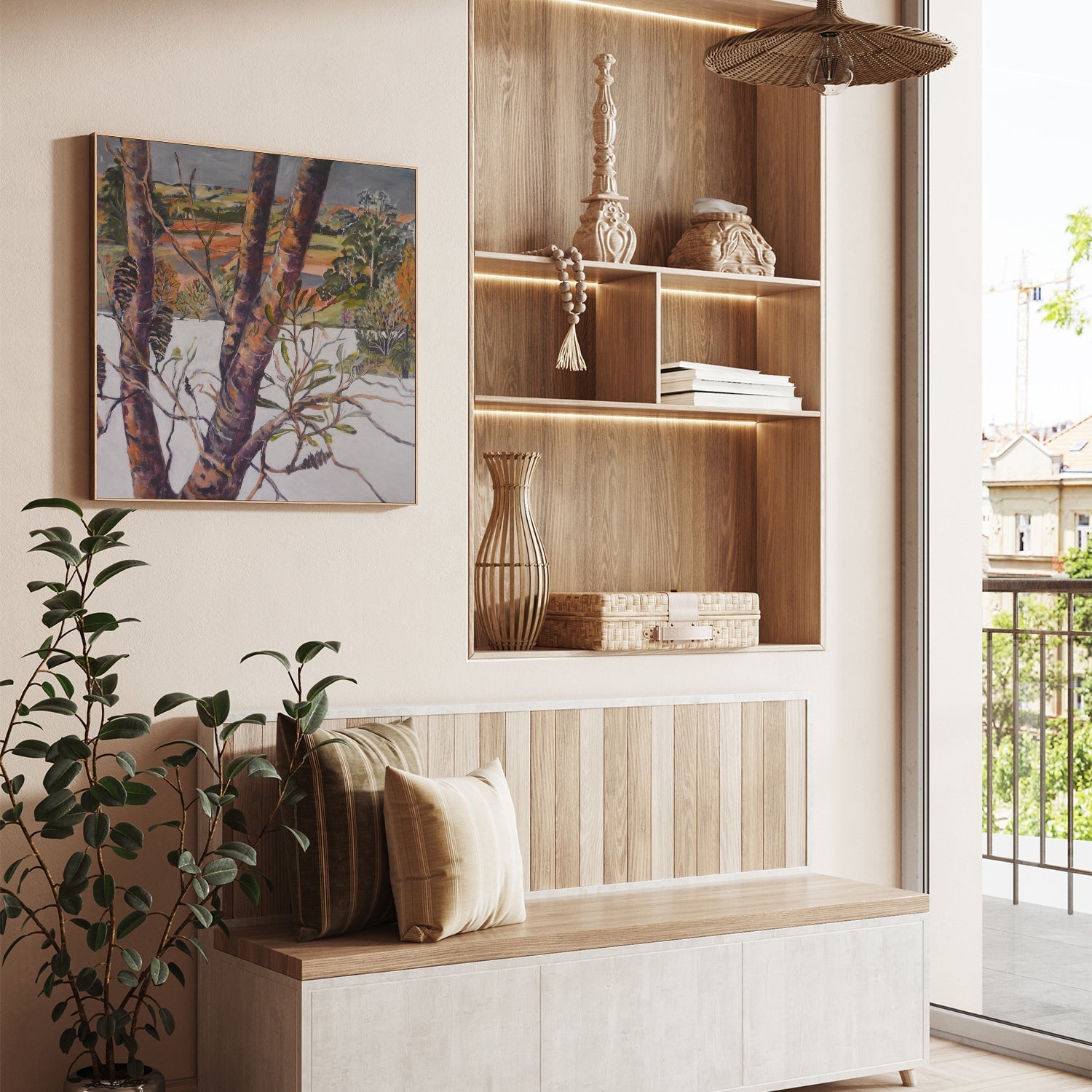 wall-art-print-canvas-poster-framed-Banksia View , By Christine Read-7