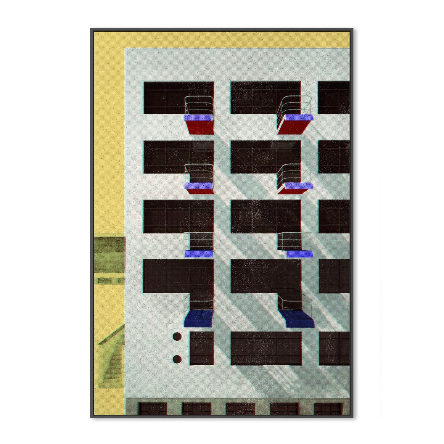 wall-art-print-canvas-poster-framed-Bauhaus Architecture, Style A-3