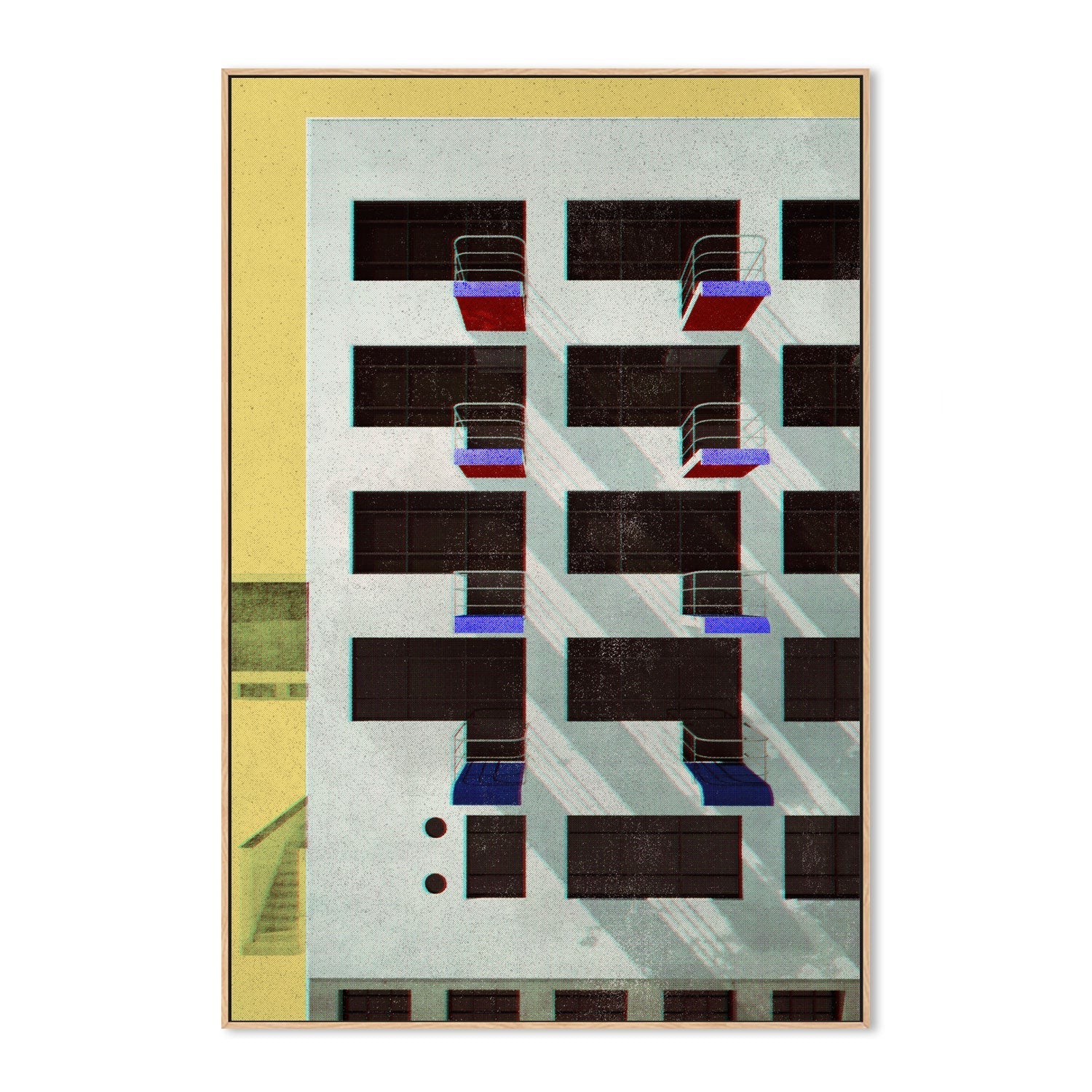 wall-art-print-canvas-poster-framed-Bauhaus Architecture, Style A-4