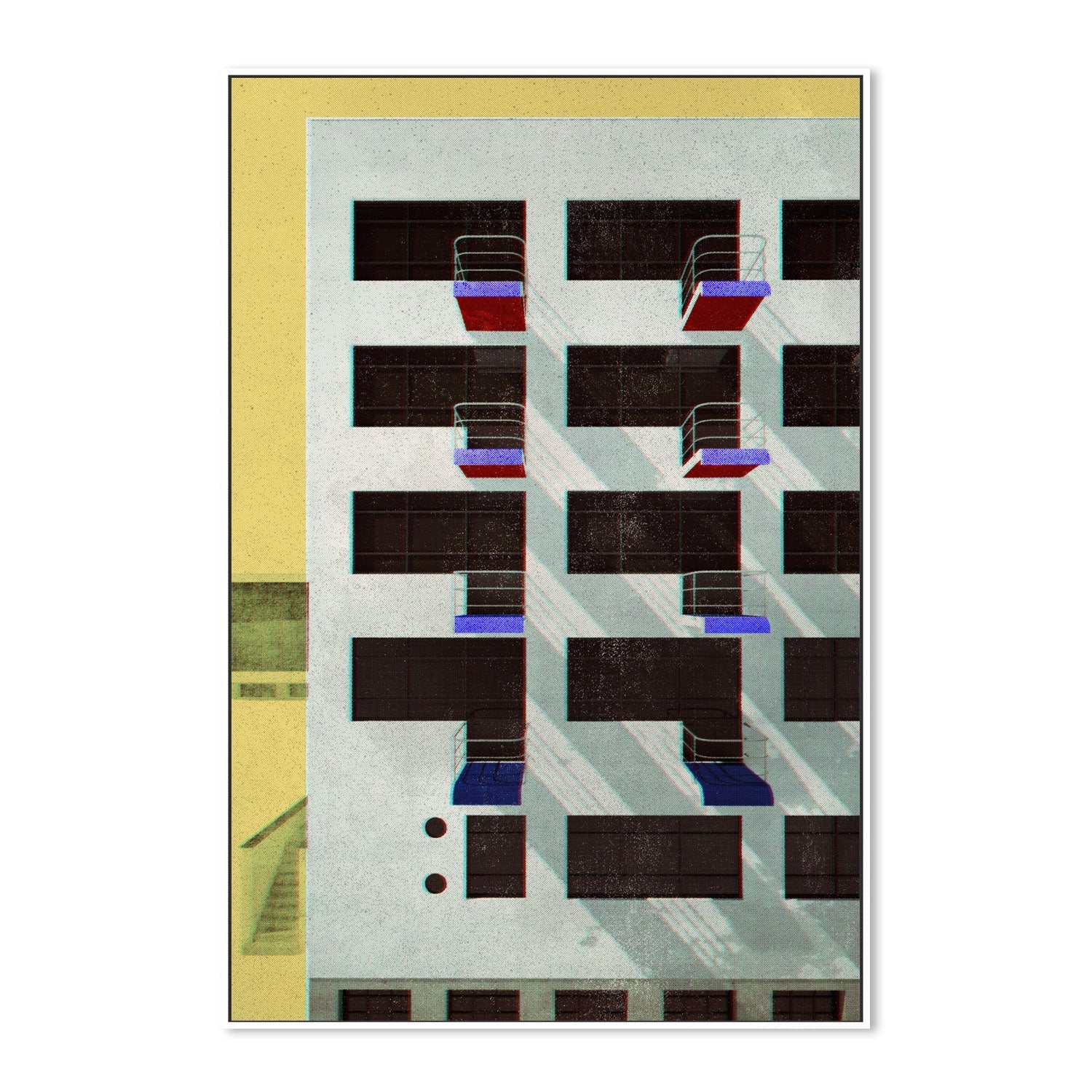 wall-art-print-canvas-poster-framed-Bauhaus Architecture, Style A-5