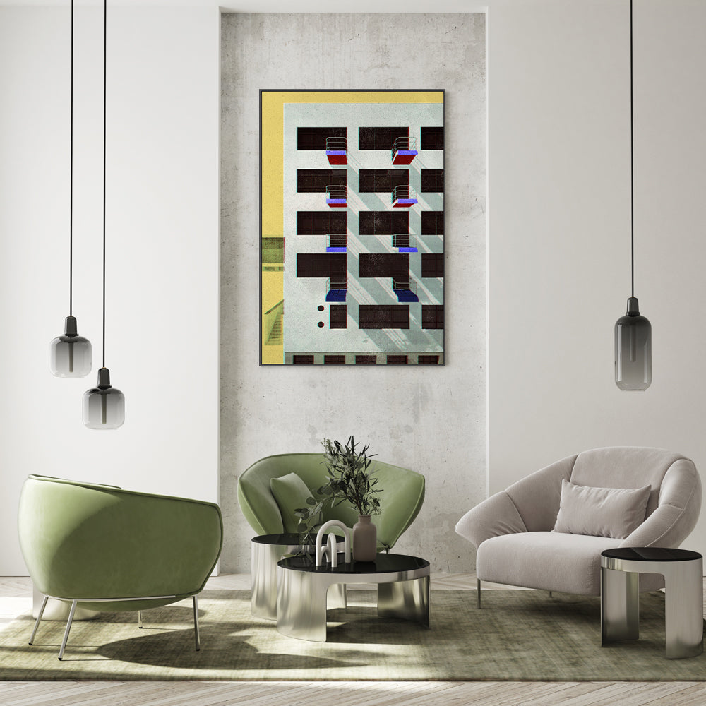 wall-art-print-canvas-poster-framed-Bauhaus Architecture, Style A-8