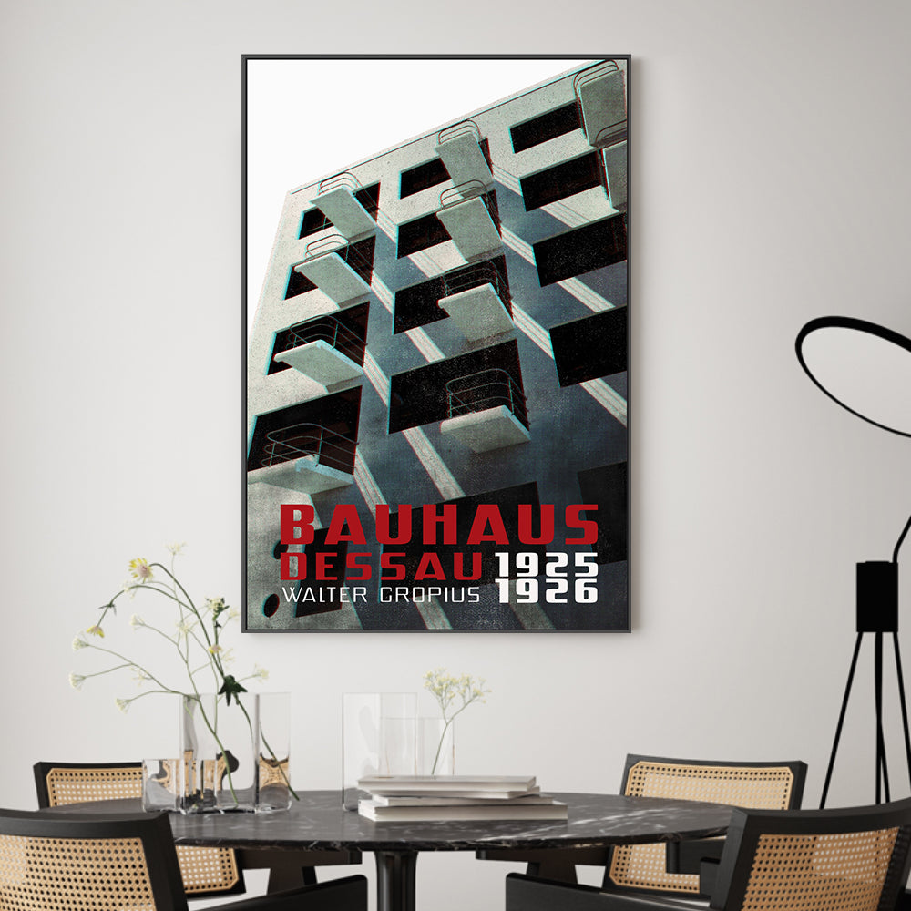 wall-art-print-canvas-poster-framed-Bauhaus Dessau, Style A-2