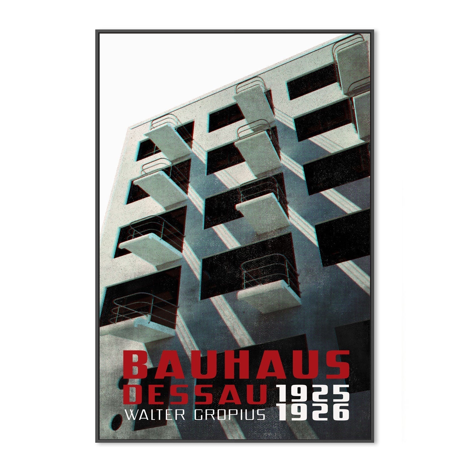 wall-art-print-canvas-poster-framed-Bauhaus Dessau, Style A-3