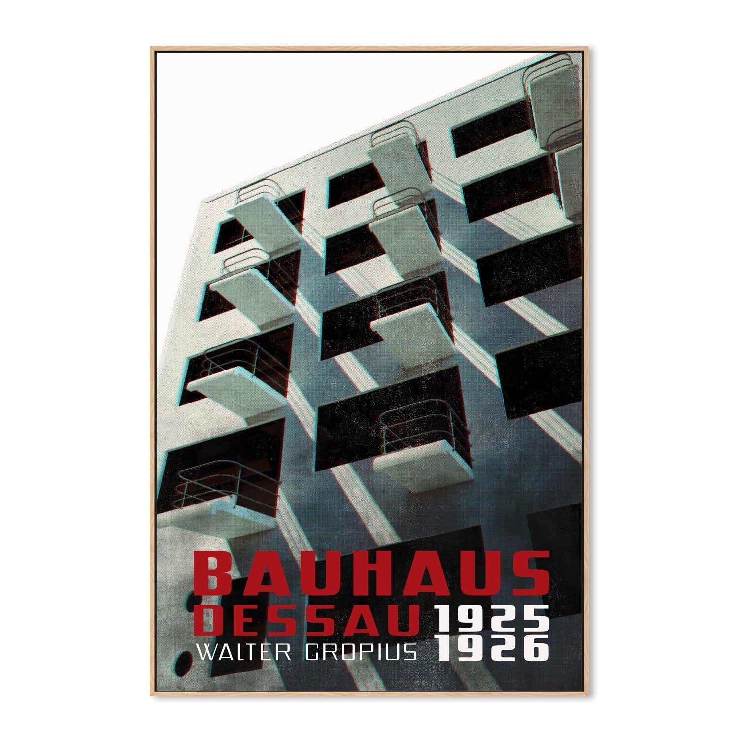 wall-art-print-canvas-poster-framed-Bauhaus Dessau, Style A-4
