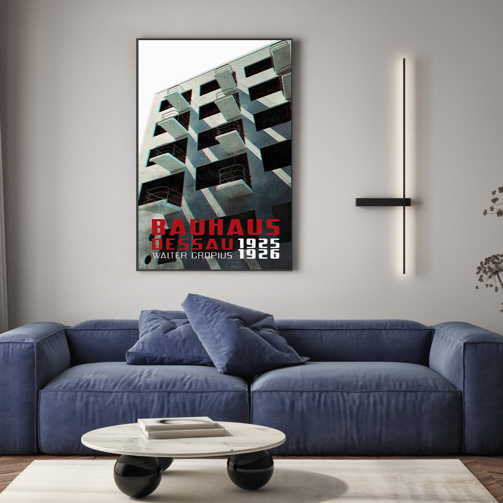wall-art-print-canvas-poster-framed-Bauhaus Dessau, Style A-8