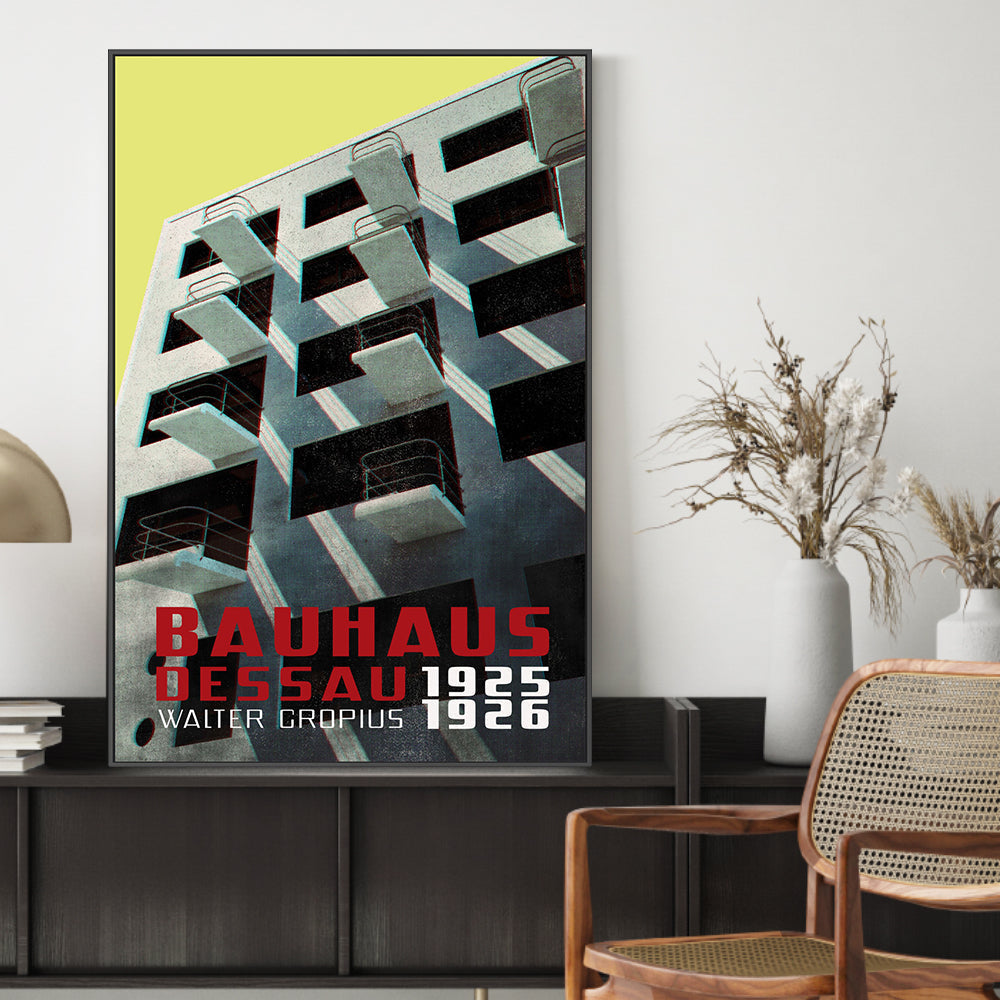wall-art-print-canvas-poster-framed-Bauhaus Dessau, Style B-2
