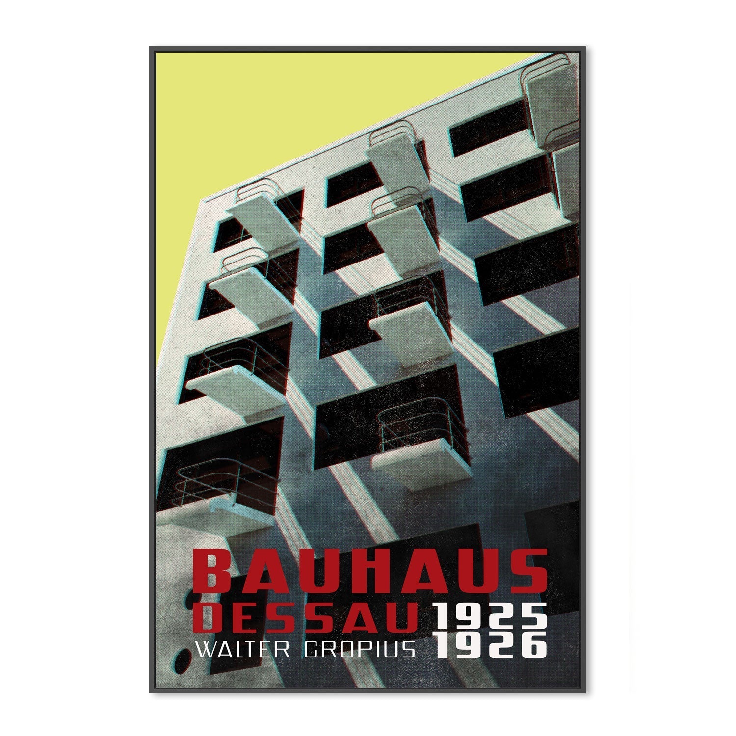 wall-art-print-canvas-poster-framed-Bauhaus Dessau, Style B-3