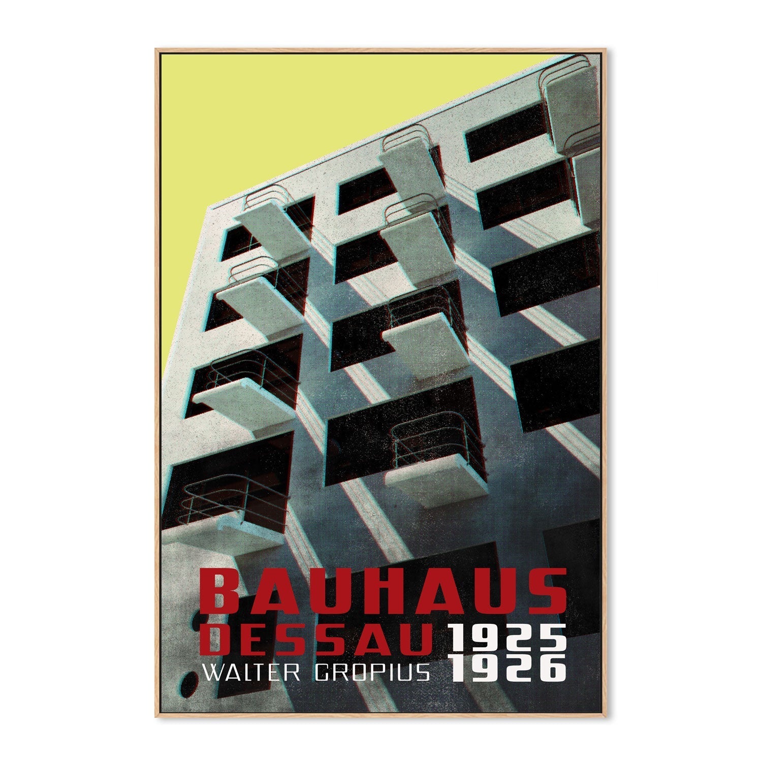 wall-art-print-canvas-poster-framed-Bauhaus Dessau, Style B-4